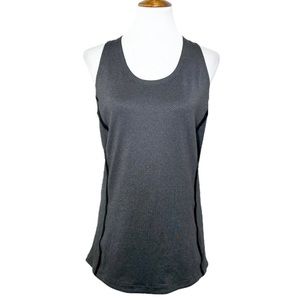 The North Face Gray Racerback Dry Fit Knit Athletic Tank Top